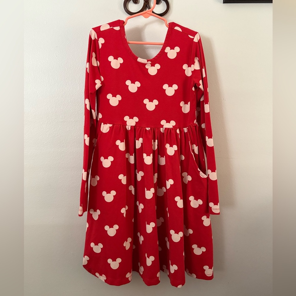 Mickey Mouse Print Dress